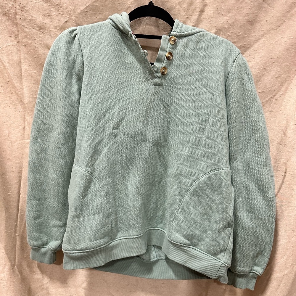 Fat Face Sage Green Knit Sweater